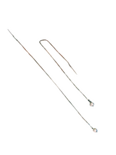 Cargar imagen en el visor de la galería, Extra long Earrings with pearls