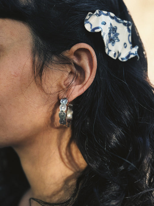 Aros con estampado Navajo