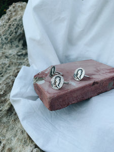 silver coin rings